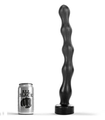 ALL BLACK ANAL BEADS 415 CM