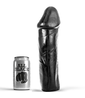 ALL BLACK DONG 28 CM SIN TESTICULOS