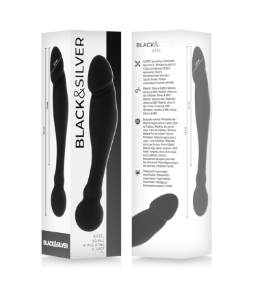 BLACKSILVER KARL DILDO ESTIMULADOR PUNTO G 18 CM