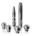 METAL HARD - SET LIMPIEZA VAGINAL/ANAL 5PCS
