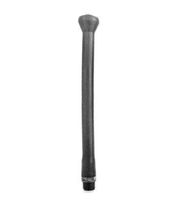 ALL BLACK DUCHA ANAL SILICONA SISTEMA STOPPER 27 CM