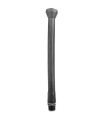 ALL BLACK - DUCHA ANAL SILICONA SISTEMA STOPPER 27 CM