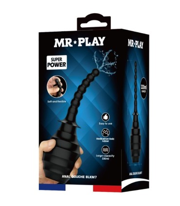MR PLAY DUCHA ANAL BLKM7 SUPER POWER NEGRO