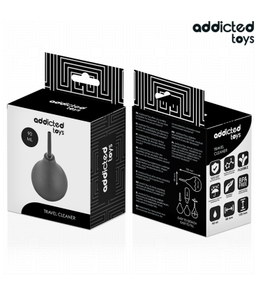 ADDICTED TOYS LIMPIADOR ANAL DE VIAJE TALLA S 90 ML