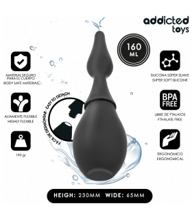 ADDICTED TOYS LIMPIADOR DE VIAJE SILICONA MODELO 1