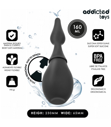 ADDICTED TOYS LIMPIADOR DE VIAJE SILICONA MODELO 1