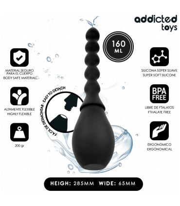 ADDICTED TOYS LIMPIADOR DE VIAJE SILICONA MODELO 2