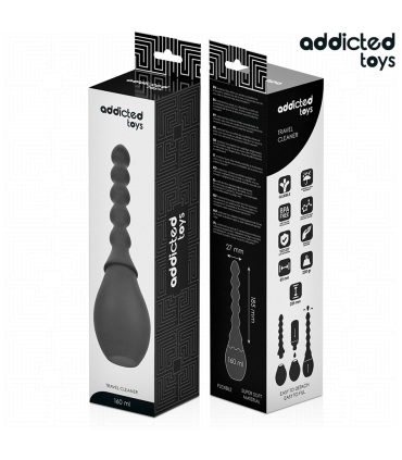 ADDICTED TOYS LIMPIADOR DE VIAJE SILICONA MODELO 2