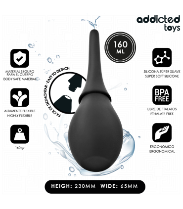 ADDICTED TOYS LIMPIADOR DE VIAJE SILICONA MODELO 3