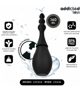 ADDICTED TOYS LIMPIADOR DE VIAJE SILICONA MODELO 4