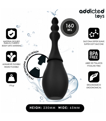 ADDICTED TOYS LIMPIADOR DE VIAJE SILICONA MODELO 4