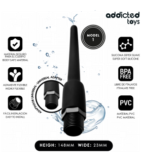 ADDICTED TOYS LIMPIADOR ANAL CON ADAPTADOR UNIVERSAL MODELO 1