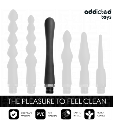 ADDICTED TOYS LIMPIADOR ANAL CON ADAPTADOR UNIVERSAL MODELO 4