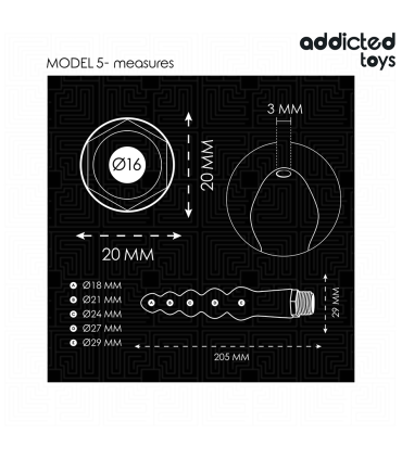 ADDICTED TOYS LIMPIADOR ANAL CON ADAPTADOR UNIVERSAL MODELO 5