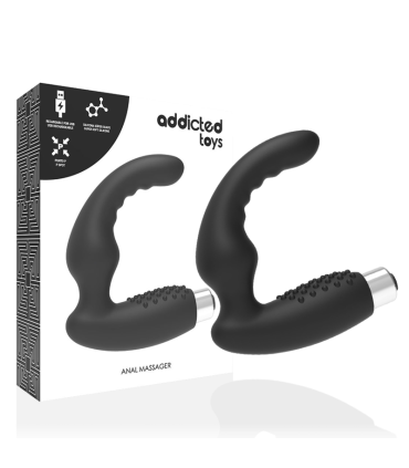 ADDICTED TOYS VIBRADOR PROSTATICO RECARGABLE MODEL 2 NEGRO