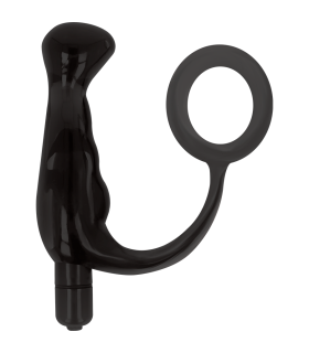ADDICTED TOYS VIBRADOR PROSTATICO NEGRO 10 CM