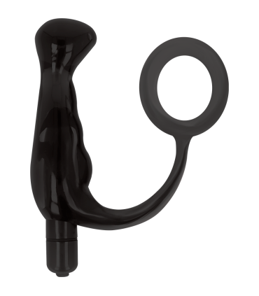 ADDICTED TOYS VIBRADOR PROSTATICO NEGRO 10 CM