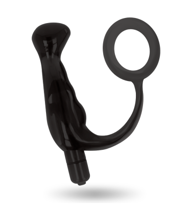 ADDICTED TOYS VIBRADOR PROSTATICO NEGRO 10 CM