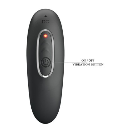 PRETTY LOVE REMINGTON MASAJEADOR VIBRADOR ANAL Y VAGINAL NEGRO