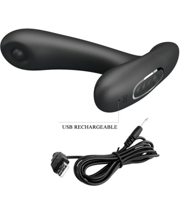 PRETTY LOVE REMINGTON MASAJEADOR VIBRADOR ANAL Y VAGINAL NEGRO