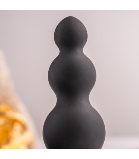 ROCKS OFF PETITE SENSATIONS BUBBLES PLUG ANAL VIBRADOR NEGRO