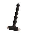 ROCKS- OFF - PETITE SENSATIONS PEARLS PLUG ANAL VIBRADOR NEGRO