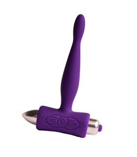 ROCKS OFF PETITE SENSATIONS TEAZER PLUG ANAL VIBRADOR MORADO
