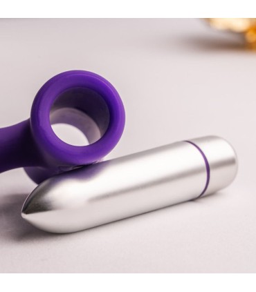 ROCKS OFF PETITE SENSATIONS TEAZER PLUG ANAL VIBRADOR MORADO