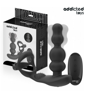 ADDICTED TOYS MASAJEADOR PROSTATICO ROTATORIO CONTROL REMOTO