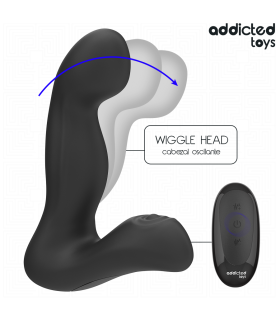 ADDICTED TOYS MASAJEADOR PROSTATICO OSCILANTE CON MODO PULSACIONES CONTROL REMOTO