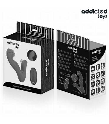 ADDICTED TOYS MASAJEADOR PROSTATICO OSCILANTE CON MODO PULSACIONES CONTROL REMOTO