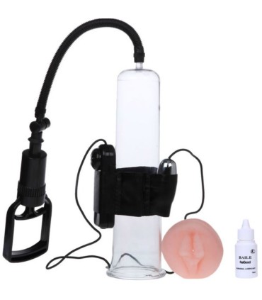 BAILE BOMBA DE ERECCION CON TIRADOR DE DEDO Y VIBRACION