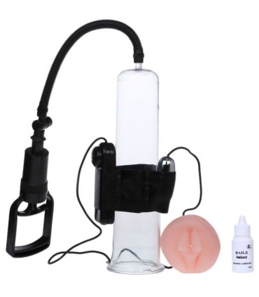 BAILE BOMBA DE ERECCION CON TIRADOR DE DEDO Y VIBRACION