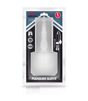 PUMP ADDICTED PLEASURE SLEEVE MASTUBADOR TALLA L