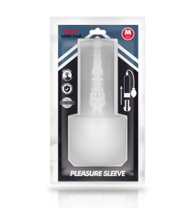 PUMP ADDICTED PLEASURE SLEEVE MASTUBADOR TALLA M