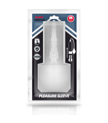 PUMP ADDICTED PLEASURE SLEEVE MASTUBADOR TALLA M