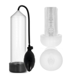 PUMP ADDICTED RX3 BOMBA ERECCION CLEAR CON MASTURBADOR