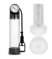 PUMP ADDICTED - BOMBA ERECCIÓN RX9 TRANSPARENTE CON MASTURBADOR