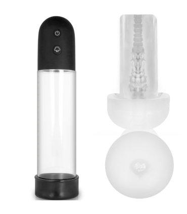 PUMP ADDICTED BOMBA ERECCION RX11 AUTOMATICA CON MASTURBADOR