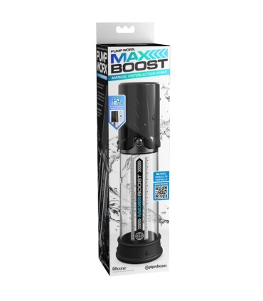 PUMP WORX BOMBA DE ERECCION MAX BOOST NEGRO
