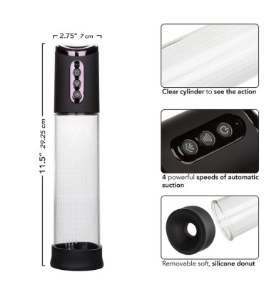 CALEXOTICS PEAK BOMBA SUCCIONADORA 4 VELOCIDADES NEGRO
