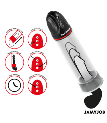 JAMYJOB XPAND BOMBA AUTOMATICA 3 NIVELES DE SUCCIONADOR GRIS