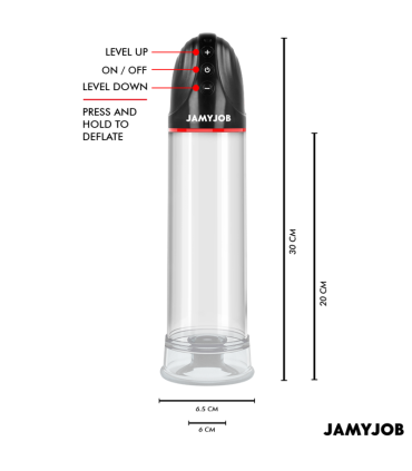JAMYJOB XPAND BOMBA AUTOMATICA 3 NIVELES DE SUCCIONADOR GRIS