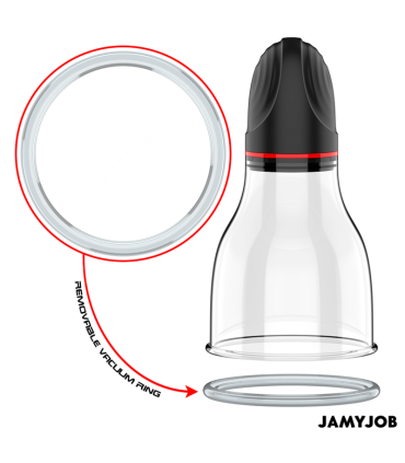 JAMYJOB XPAND LITE BOMBA AUTOMTICA DE TESTICULOS 3 NIVELES DE SUCCIONADOR GRIS