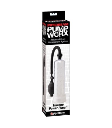 PUMP WORX BOMBA DE ERECCION DE SILICONA TRANSPARENTE
