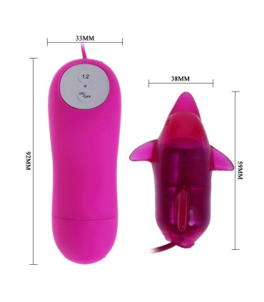 BAILE CUTE SECRET DELFIN VIBRADOR 12V