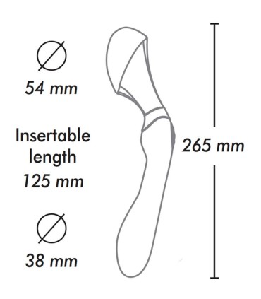 SHUNGA ZOA MASAJEADOR INTIMO NEGRO