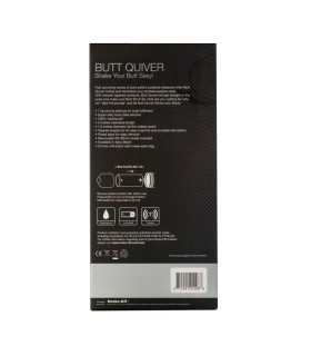 ROCKS OFF BUTT QUIVER ESTIMULADOR DEL PUNTO P 7 VELOCIDADES NEGRO