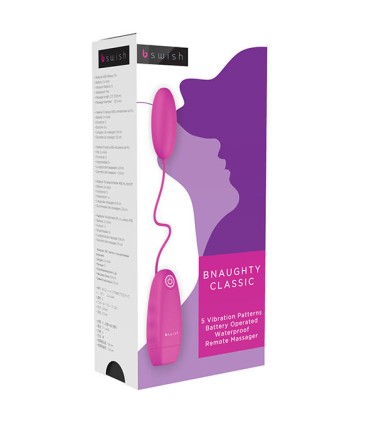 B SWISH BNAUGHTY CLASSIC VIBRATING BULLET CERISE