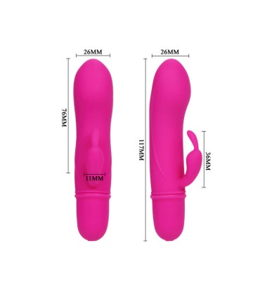 PRETTY LOVE FLIRTATION VIBRADOR CON RABBIT CAESAR